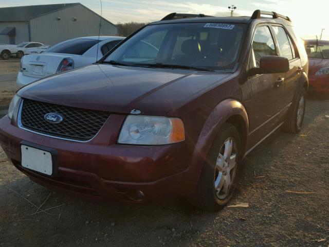 1FMDK06177GA14924 - 2007 FORD FREESTYLE MAROON photo 2