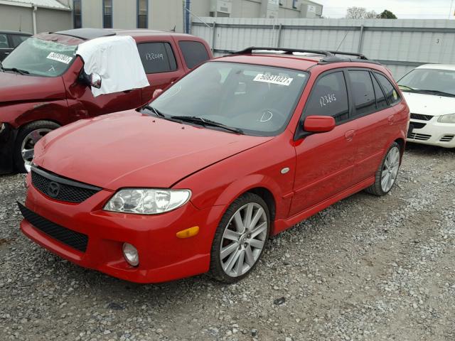 JM1BJ245631116681 - 2003 MAZDA PROTEGE PR RED photo 2