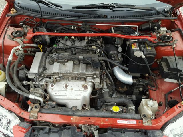 JM1BJ245631116681 - 2003 MAZDA PROTEGE PR RED photo 7