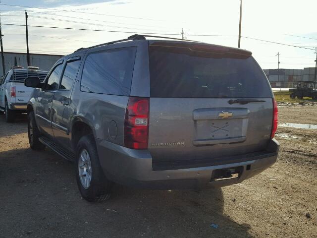 3GNFC16017G176406 - 2007 CHEVROLET SUBURBAN C GRAY photo 3