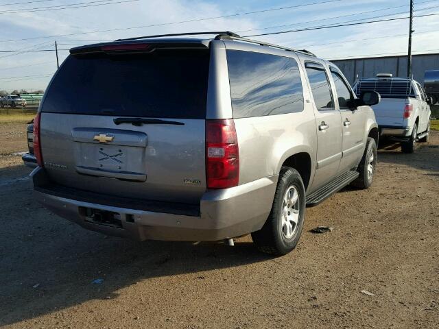 3GNFC16017G176406 - 2007 CHEVROLET SUBURBAN C GRAY photo 4