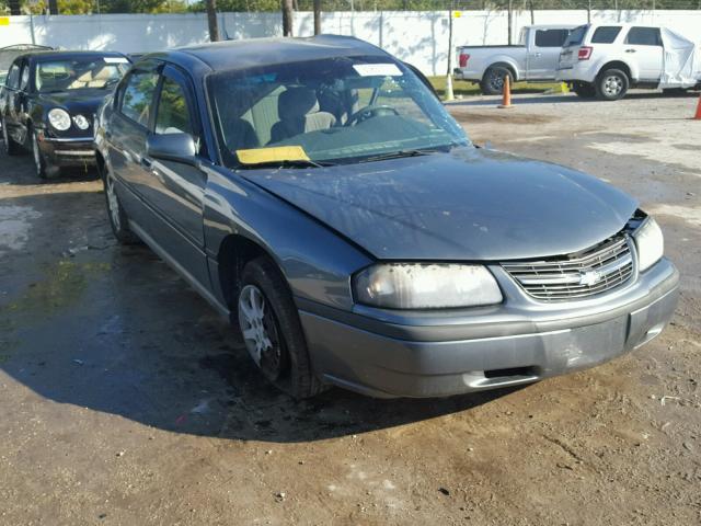 2G1WF52E159216590 - 2005 CHEVROLET IMPALA GRAY photo 1