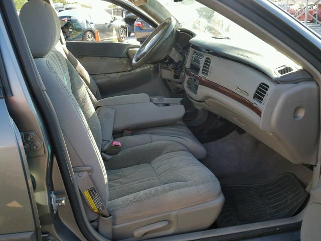 2G1WF52E159216590 - 2005 CHEVROLET IMPALA GRAY photo 5