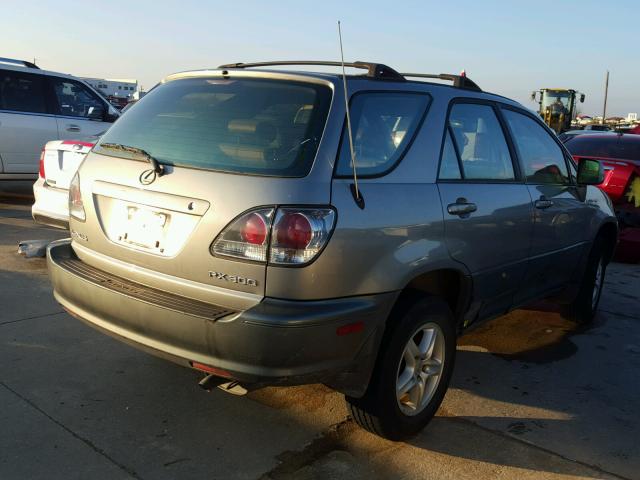 JTJGF10U310111615 - 2001 LEXUS RX 300 GRAY photo 4