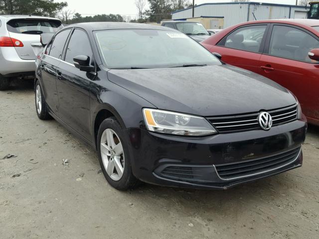 3VWLL7AJXDM404637 - 2013 VOLKSWAGEN JETTA TDI BLACK photo 1