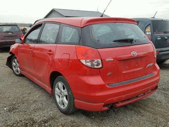 2T1KR38E14C272309 - 2004 TOYOTA COROLLA MA RED photo 3