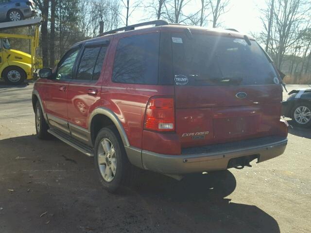 1FMZU74K03ZB21283 - 2003 FORD EXPLORER E RED photo 3