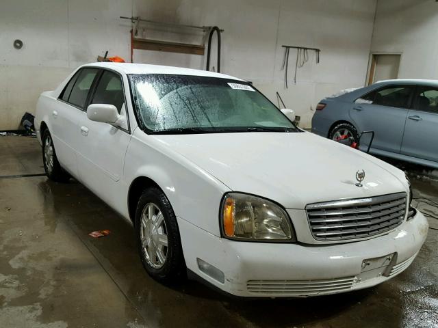 1G6KD54Y83U135804 - 2003 CADILLAC DEVILLE WHITE photo 1