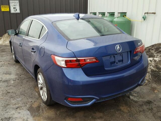 19UDE2F78GA801056 - 2016 ACURA ILX PREMIU BLUE photo 3