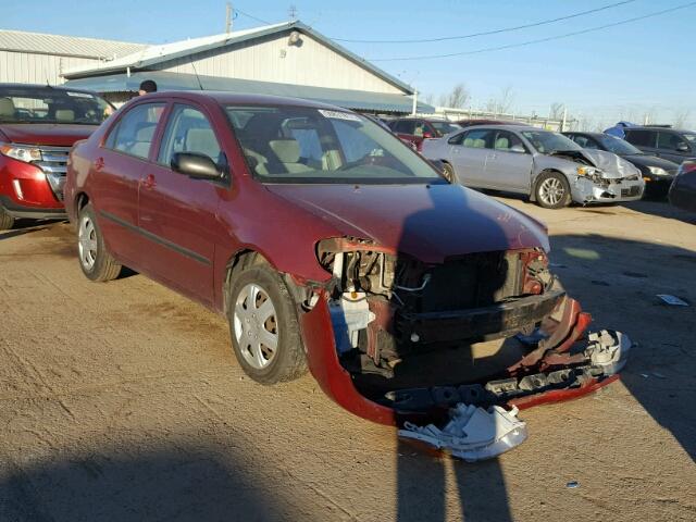 1NXBR32E38Z003418 - 2008 TOYOTA COROLLA CE RED photo 1