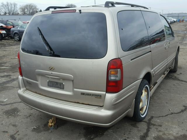 1GHDX13E5YD356002 - 2000 OLDSMOBILE SILHOUETTE BEIGE photo 4