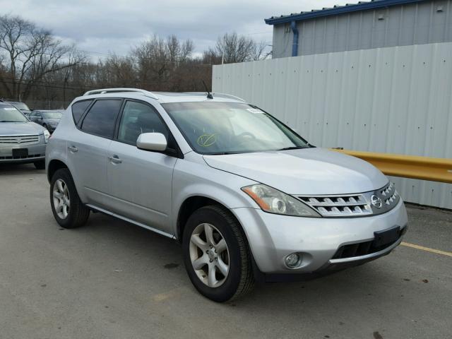 JN8AZ08W57W604240 - 2007 NISSAN MURANO SL SILVER photo 1