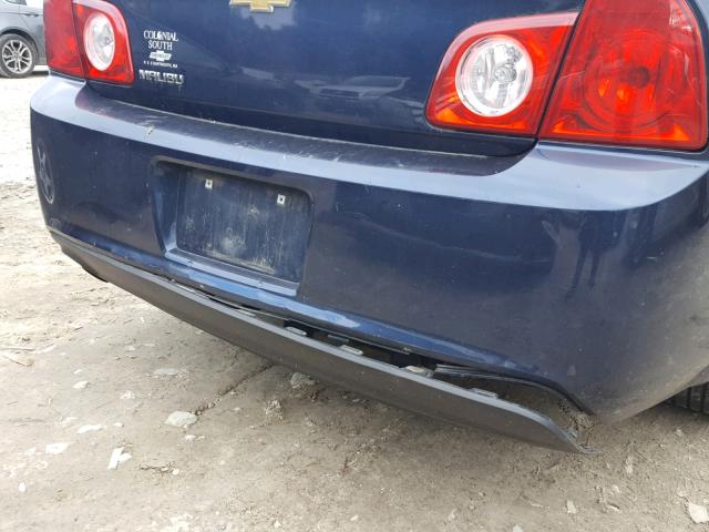 1G1ZB5E10BF149310 - 2011 CHEVROLET MALIBU LS ლურჯი ფოტო 9
