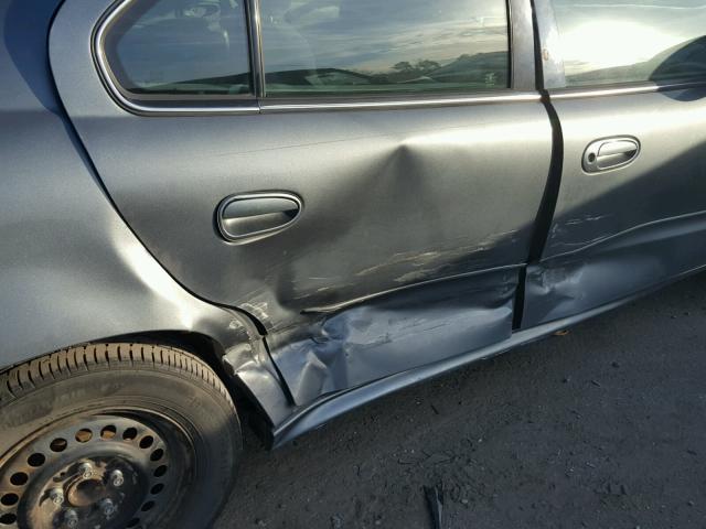 1G2NE52E75M150852 - 2005 PONTIAC GRAND AM S CHARCOAL photo 9