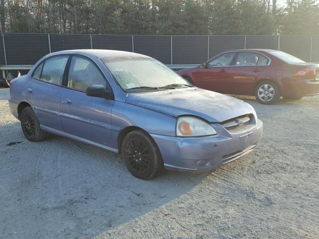 KNADC125756383704 - 2005 KIA RIO BLUE photo 1