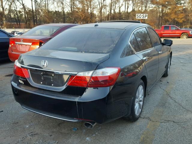 1HGCR2F85FA144577 - 2015 HONDA ACCORD EXL BLACK photo 4