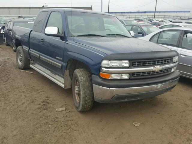 1GCFC29T4XZ118763 - 1999 CHEVROLET SILVERADO BLUE photo 1