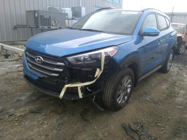 KM8J3CA4XHU514260 - 2017 HYUNDAI TUCSON LIM BLUE photo 2