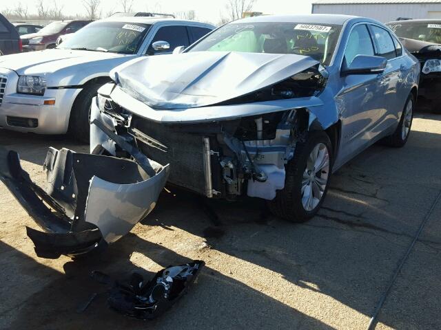 1G1125S35EU116404 - 2014 CHEVROLET IMPALA LT SILVER photo 2