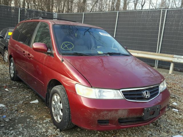 5FNRL18902B027758 - 2002 HONDA ODYSSEY EX RED photo 1