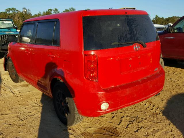 JTLKE50E591096982 - 2009 TOYOTA SCION XB წითელი ფოტო 3