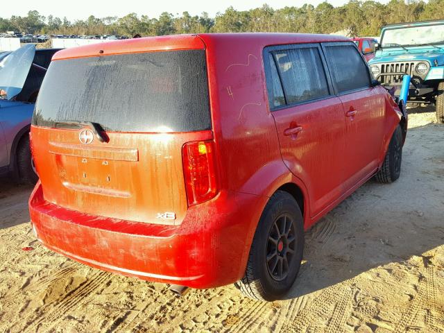 JTLKE50E591096982 - 2009 TOYOTA SCION XB წითელი ფოტო 4