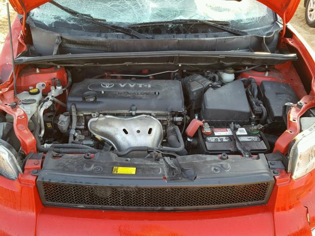 JTLKE50E591096982 - 2009 TOYOTA SCION XB წითელი ფოტო 7