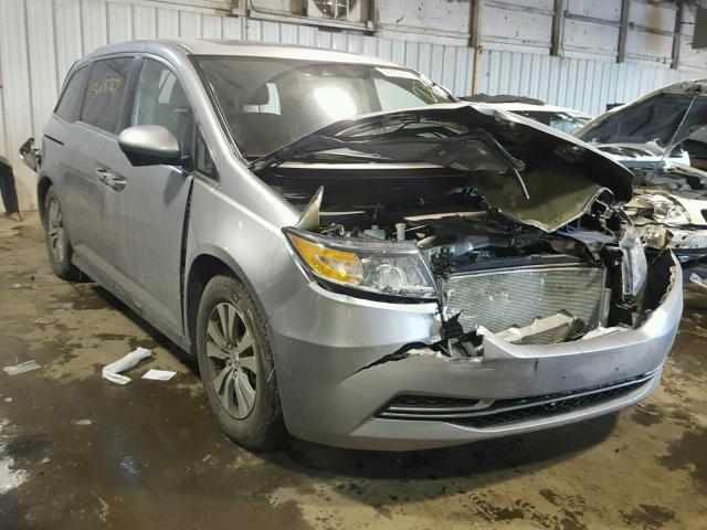 5FNRL5H67HB013314 - 2017 HONDA ODYSSEY EX SILVER photo 1