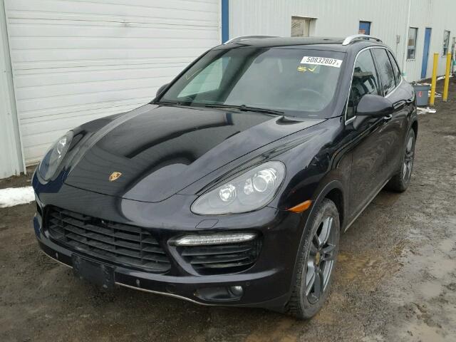 WP1AC2A2XDLA92003 - 2013 PORSCHE CAYENNE TU BLACK photo 2