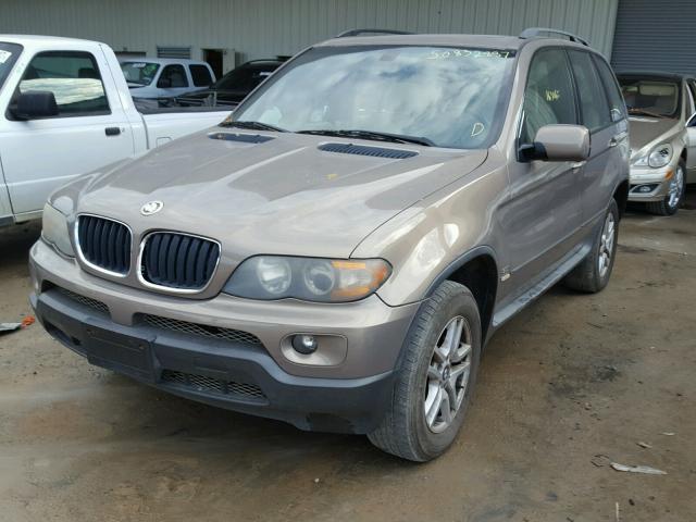 5UXFA13535LY19951 - 2005 BMW X5 3.0I GOLD photo 2