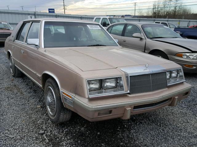 1C3BT56E9HC147822 - 1987 CHRYSLER NEW YORKER TAN photo 1