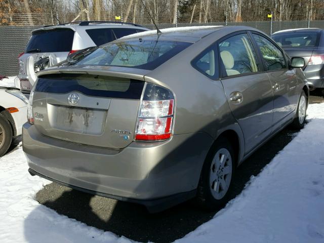 JTDKB20U140033743 - 2004 TOYOTA PRIUS TAN photo 4