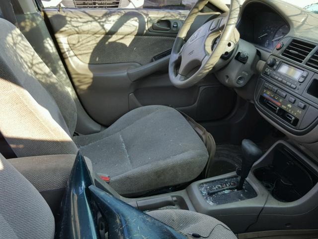 2HGEJ8644VH520976 - 1997 HONDA CIVIC EX მწვანე ფოტო 5