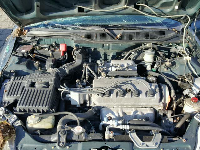 2HGEJ8644VH520976 - 1997 HONDA CIVIC EX მწვანე ფოტო 7