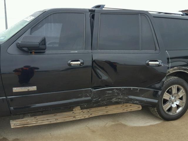 1FMFK19517LA94922 - 2007 FORD EXPEDITION BLACK photo 9