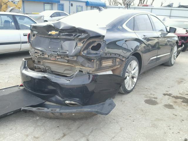 1G1165S3XFU143765 - 2015 CHEVROLET IMPALA LTZ BLACK photo 4