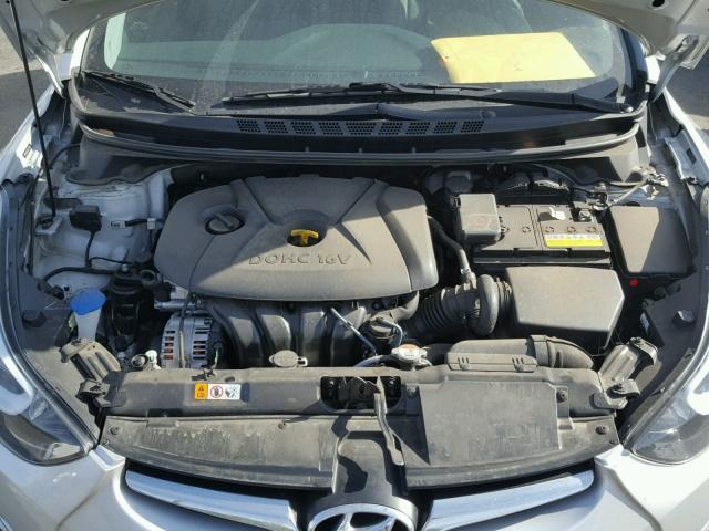 5NPDH4AE6GH744582 - 2016 HYUNDAI ELANTRA SE SILVER photo 7