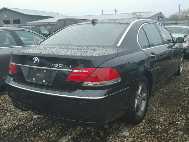 WBAHN835X8DT83277 - 2008 BMW 750 LI BLACK photo 4