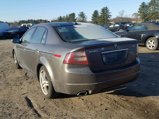 19UUA66288A054017 - 2008 ACURA TL GRAY photo 3