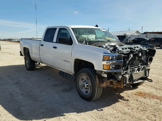 1GC1KUEYXHF153367 - 2017 CHEVROLET SILVERADO WHITE photo 1