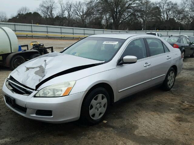 1HGCM56466A063259 - 2006 HONDA ACCORD LX SILVER photo 2