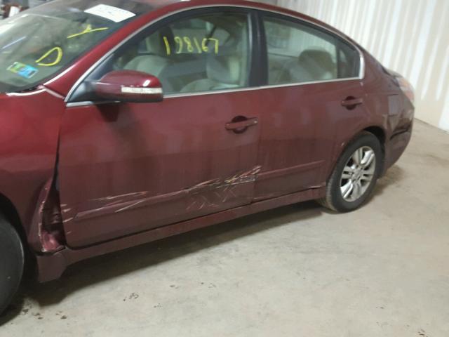 1N4AL2AP2AN478045 - 2010 NISSAN ALTIMA BAS BURGUNDY photo 9