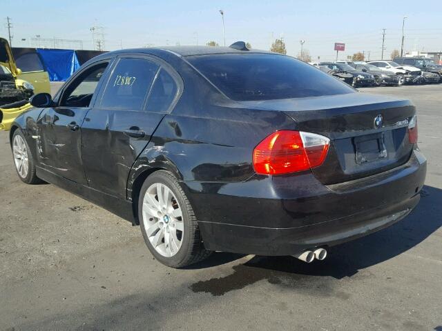 WBAVB135X6KX49220 - 2006 BMW 325 I BLACK photo 3