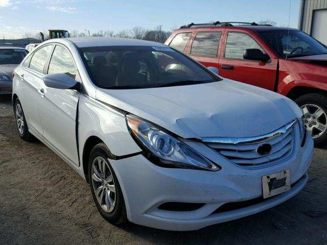 5NPEB4ACXCH347889 - 2012 HYUNDAI SONATA GLS WHITE photo 1