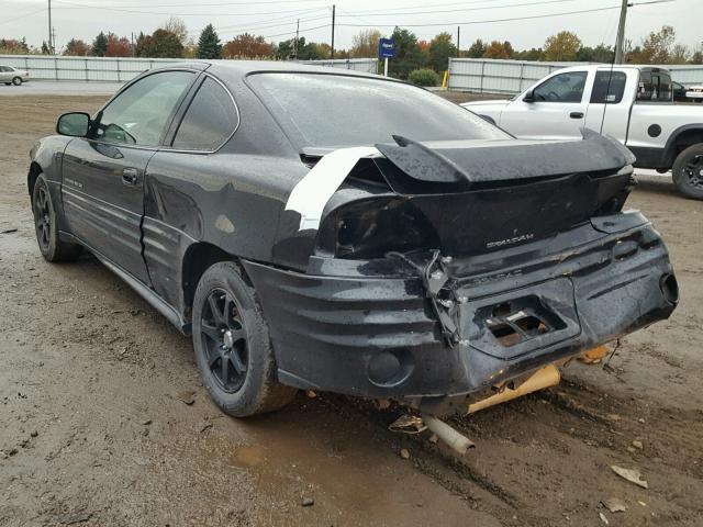 1G2NE12T4XM929765 - 1999 PONTIAC GRAND AM S BLACK photo 3