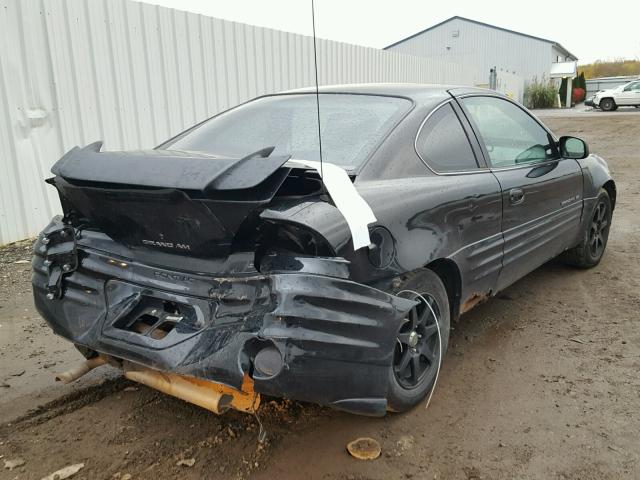 1G2NE12T4XM929765 - 1999 PONTIAC GRAND AM S BLACK photo 4