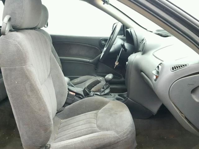 1G2NE12T4XM929765 - 1999 PONTIAC GRAND AM S BLACK photo 5