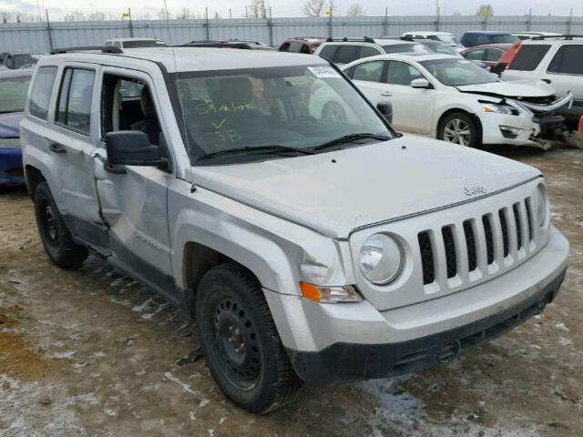 1J4NT2GBXBD285358 - 2011 JEEP PATRIOT SILVER photo 1