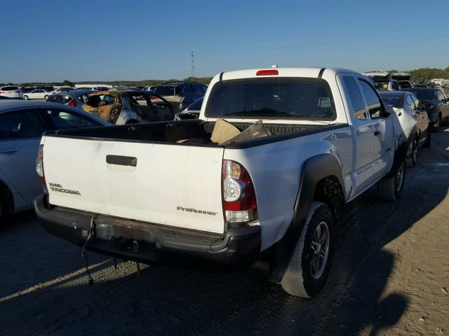 5TETX4GNXAZ726600 - 2010 TOYOTA TACOMA PRE WHITE photo 4