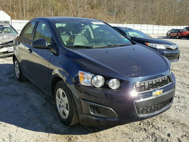 1G1JA5SH1F4138075 - 2015 CHEVROLET SONIC LS BLUE photo 1